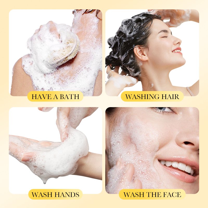 OEM SADOER Wholesale Skin Care Cleaning handmade Soap Anti Acne Moisturizing Body Wash set sulfur Bath Shower Gel