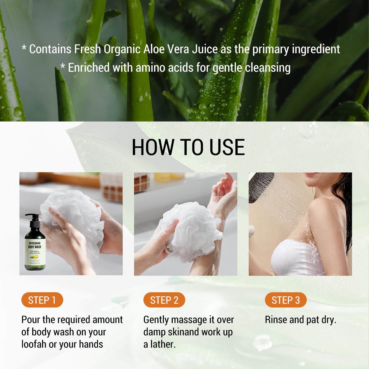 High Quality Cirts Mild Cleansing Shampoo Exfoliating Moisturizing Skincare and Dead Skin Removing Body Wash
