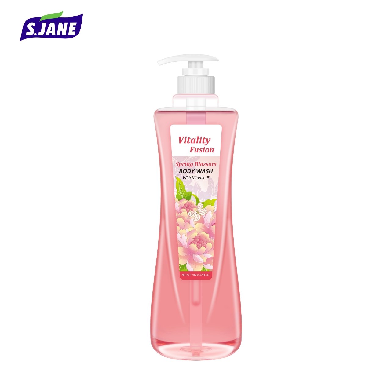 Rose Shower Gel Perfume Pink Salt British Aromatherapy Selling And Moisturizing for Bath Wholesale Soap Rose Shower Gel