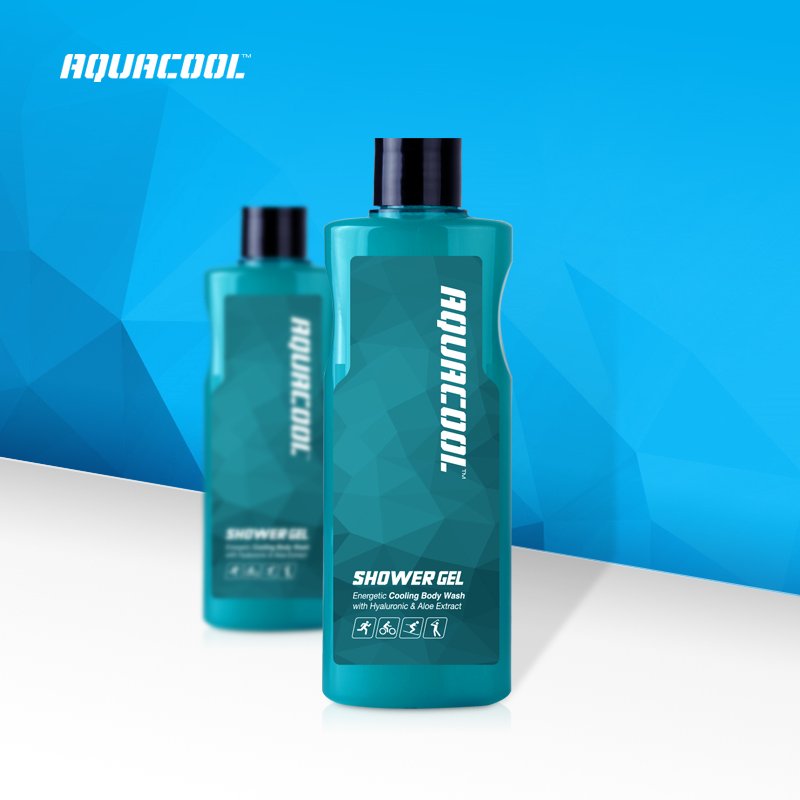 AQUACOOL BLUE SHOWER GEL Sports refresh super cooling shower gel body wash