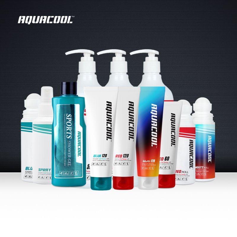 AQUACOOL BLUE SHOWER GEL Sports refresh super cooling shower gel body wash