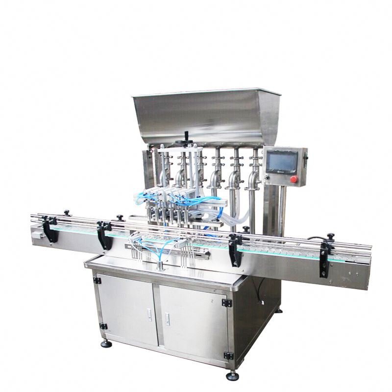 Automatic Production Machine Bottle Liquid Filling Capping Labeling Line Stainless Steel Oil Filler Machine Lip Oil Milk Carton