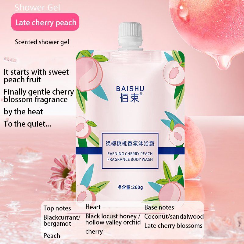 Premium Fragrance Body Wash Refreshing Cleanser Long Lasting Fragrance Shower Gel