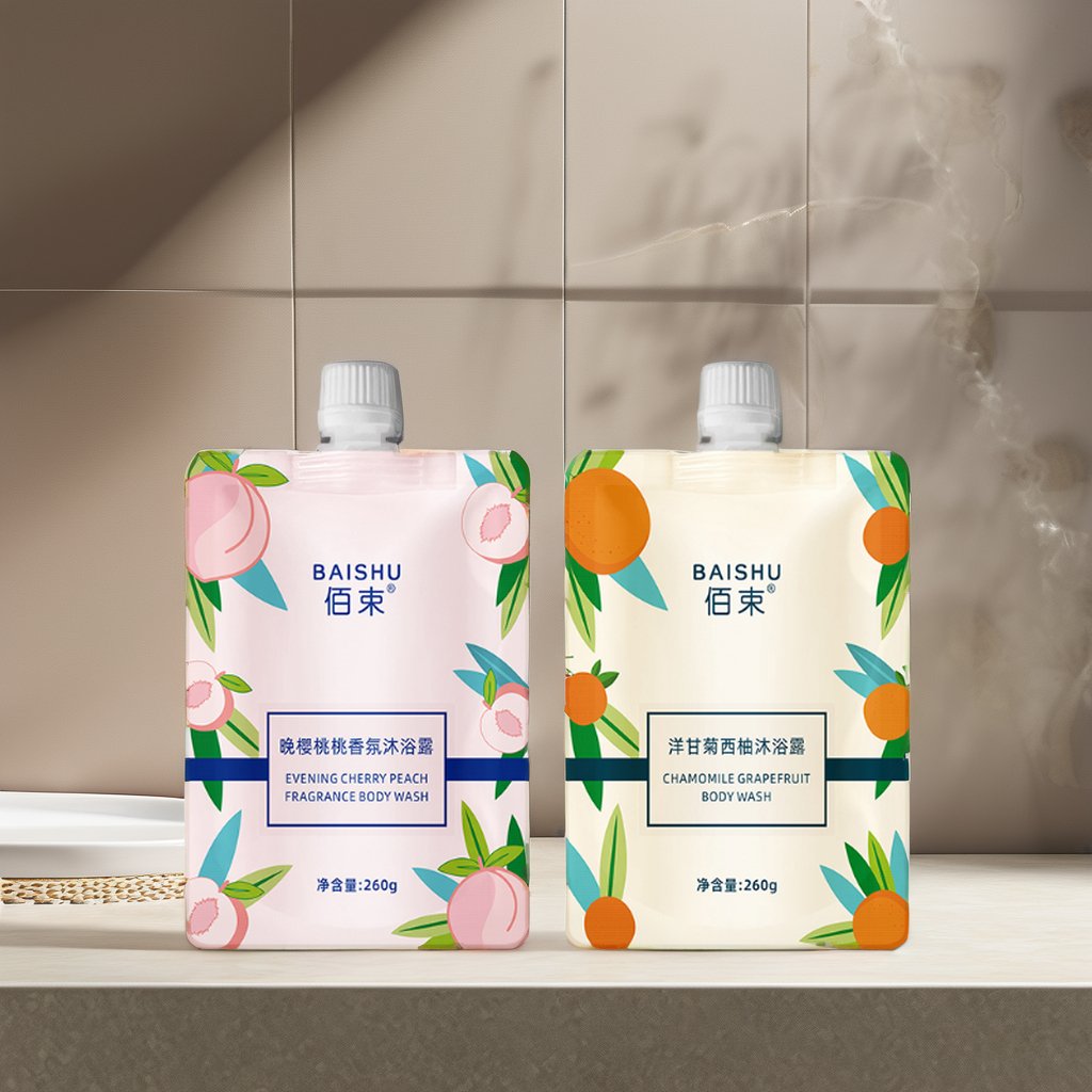 Premium Fragrance Body Wash Refreshing Cleanser Long Lasting Fragrance Shower Gel