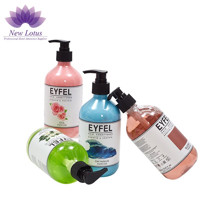 Luxury Plastic Empty Refillable Body Wash Gel Lotion Shower Bottle Bathroom Hotel Pump Shampoo Conditioner Bottles