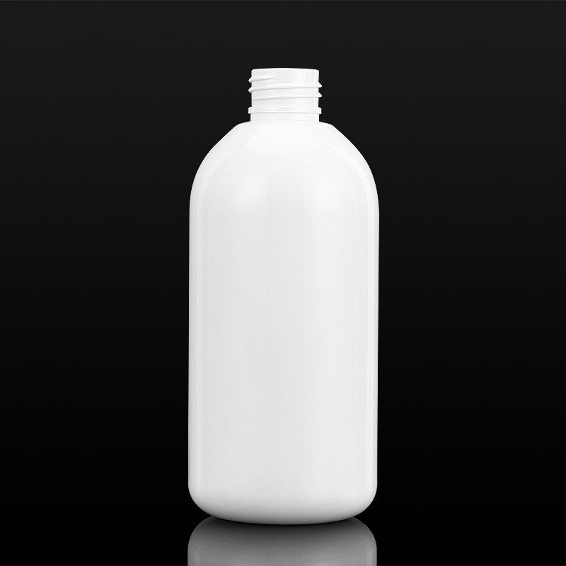 Empty Cosmetic Packaging 300ML white PET Plastic lotion pump shampoo conditioner body soap bottles