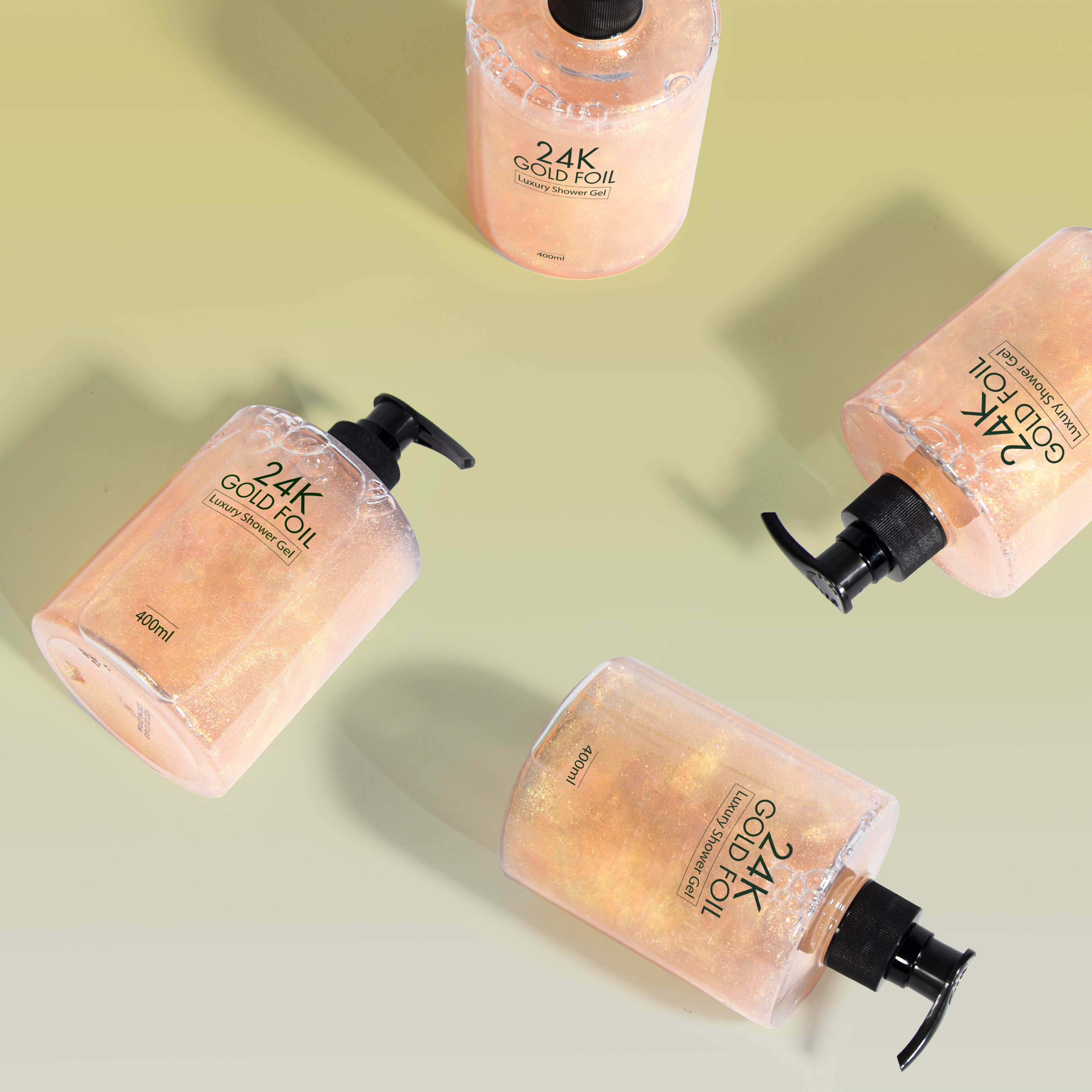 OEM OMD Private Label Clear Acne Treatment Wash Prevent Breakouts On Back Smooth Brighten Skin 24K Gold Body Wash
