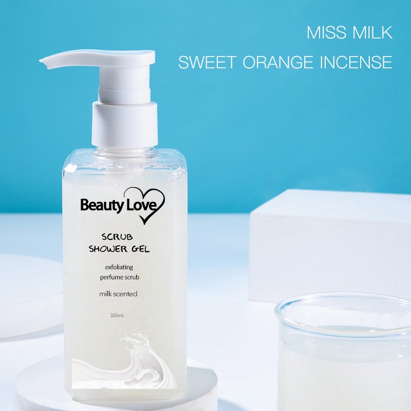 New Product Private Label Moisturizing Whitening Exfoliating Shower Gel Natural Organic Fruit Scrub Body Wash For Women & Men