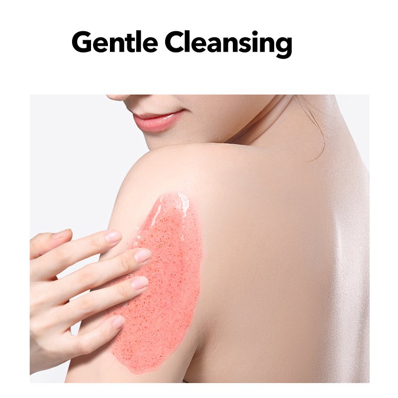 New Product Private Label Moisturizing Whitening Exfoliating Shower Gel Natural Organic Fruit Scrub Body Wash For Women & Men