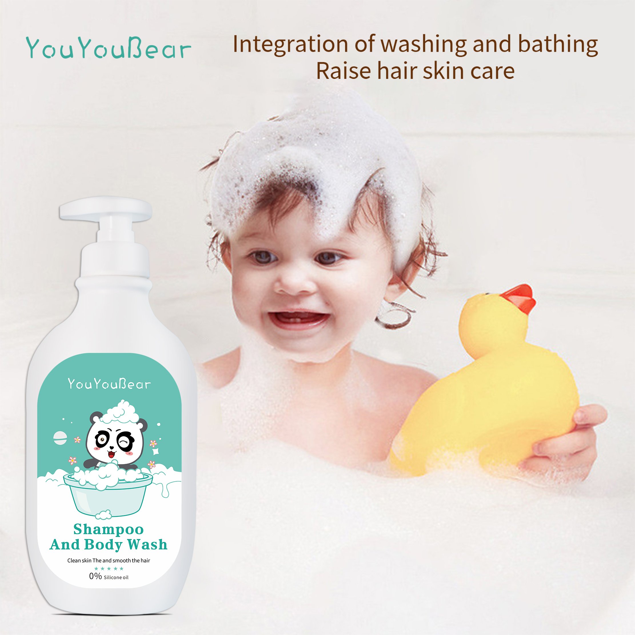 Wholesale kids shampoo and shower gel Derived from natural extracts long lasting light fragrance