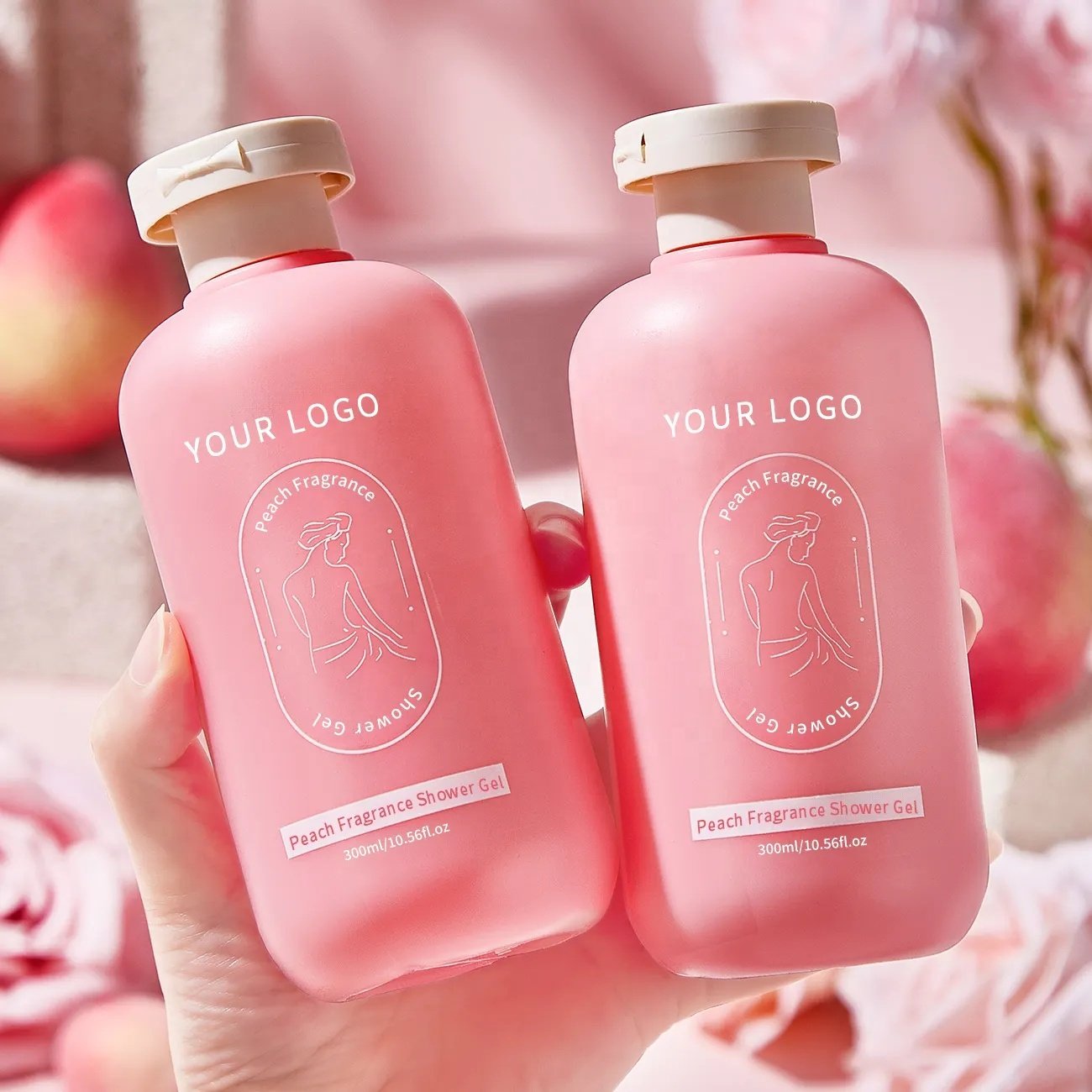 2023 New Woman Bath Spa Shower Gel Body Wash Gift Set Aloe & Strawberry Scented 500ml Daily Use Cleansing & Moisturizing Gel