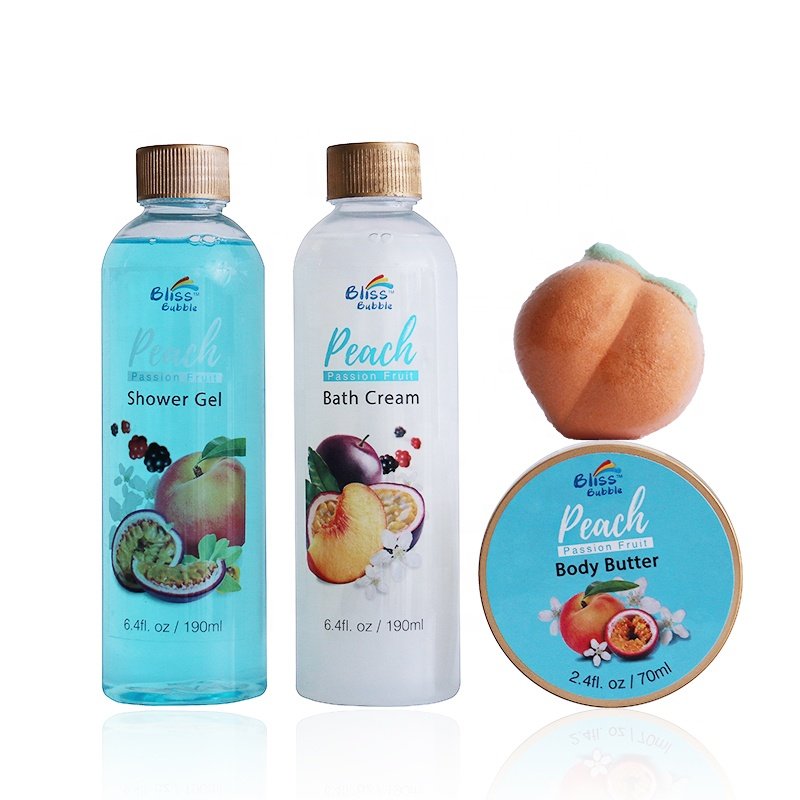 High quality Luxury skin care organic natural spa shower gel gift bath sets for women