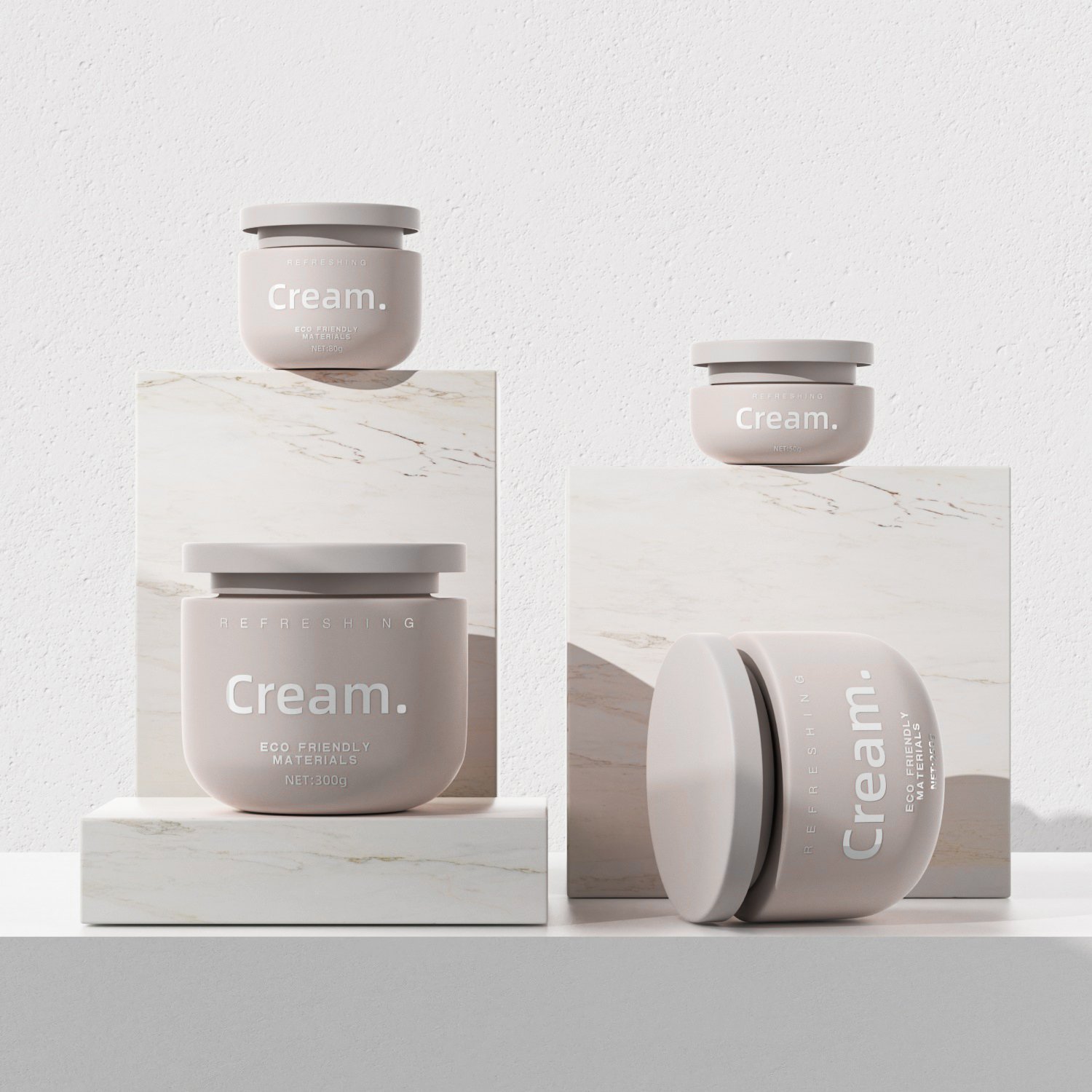 100 250 500ml shower gel body scrub container jar hdpe PCR empty shampoo bottle Eco friendly plastic cosmetic soft tube bottles