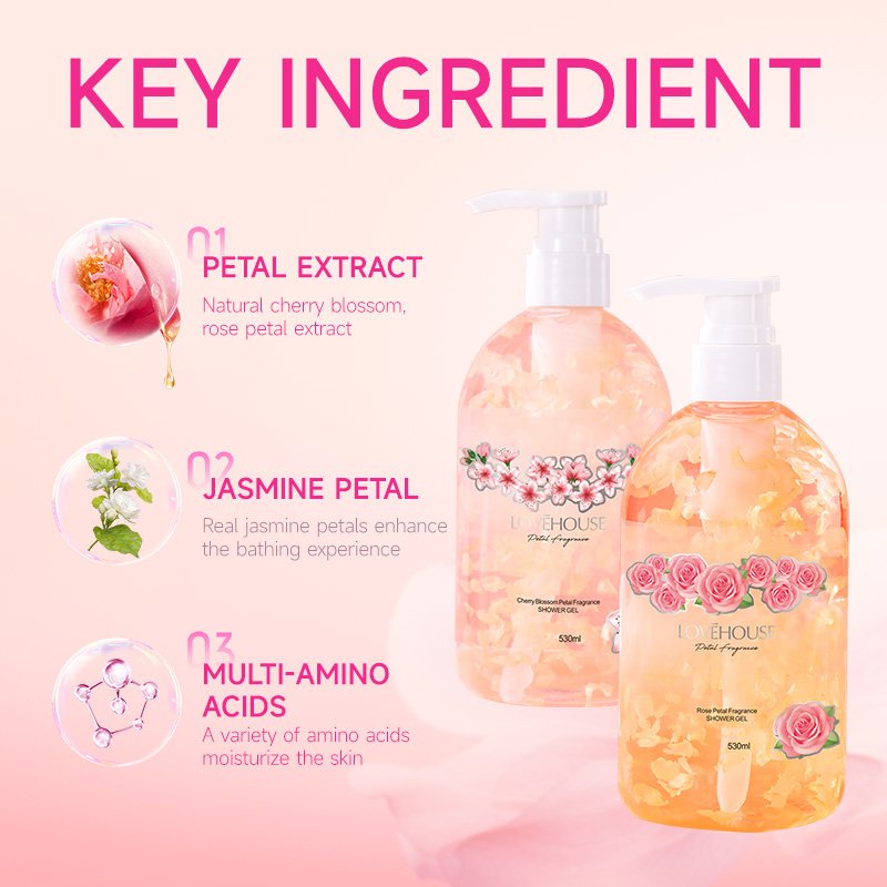 Body care products Private brand bath care set Body care set Body spray moisturizing cream flower shower gel