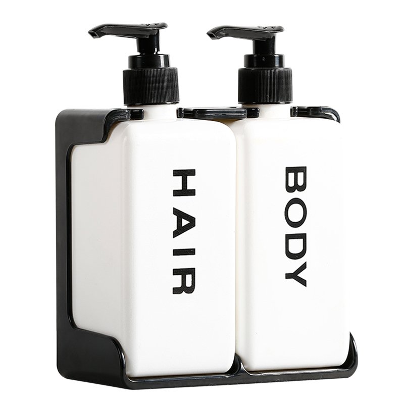 Factory price hot sale 400ML double Wall Mounted Soap Dispenser Shower Liquid Shampoo