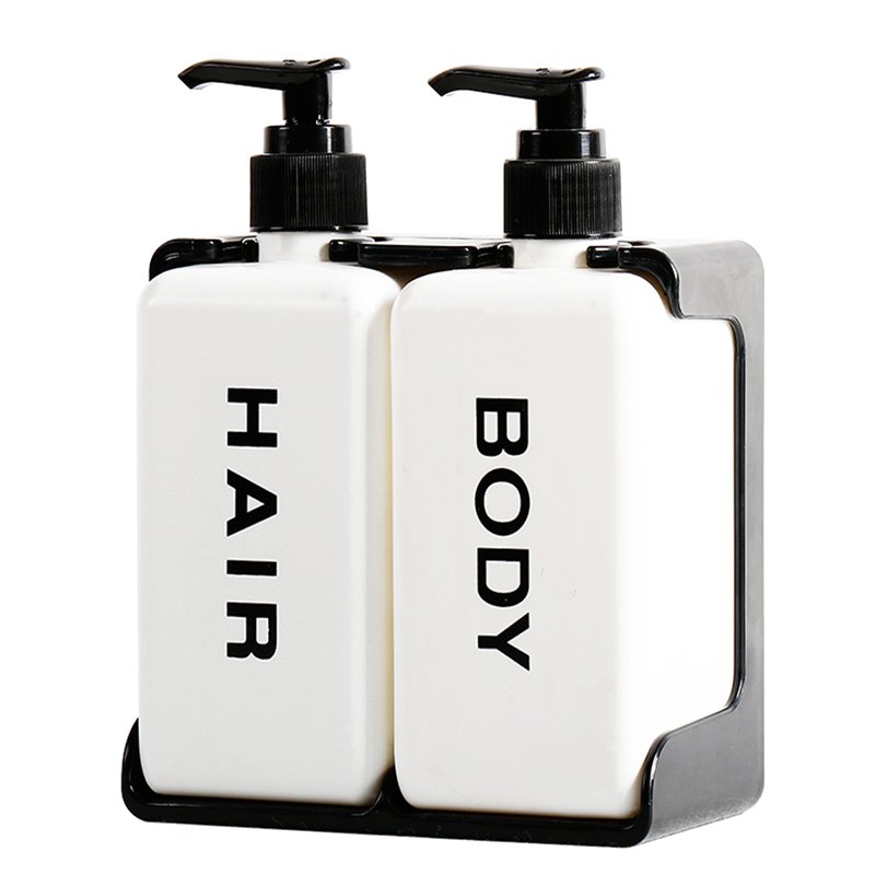 Factory price hot sale 400ML double Wall Mounted Soap Dispenser Shower Liquid Shampoo