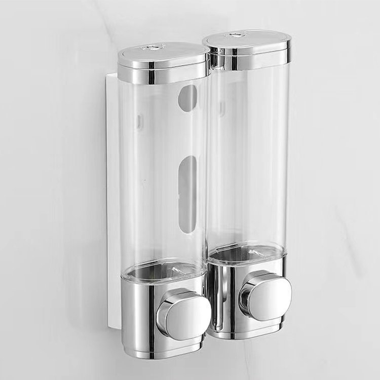 1350ML Soap Dispenser for Bathroom Manual Press Shampoo Conditioner Bottle Shower Gel