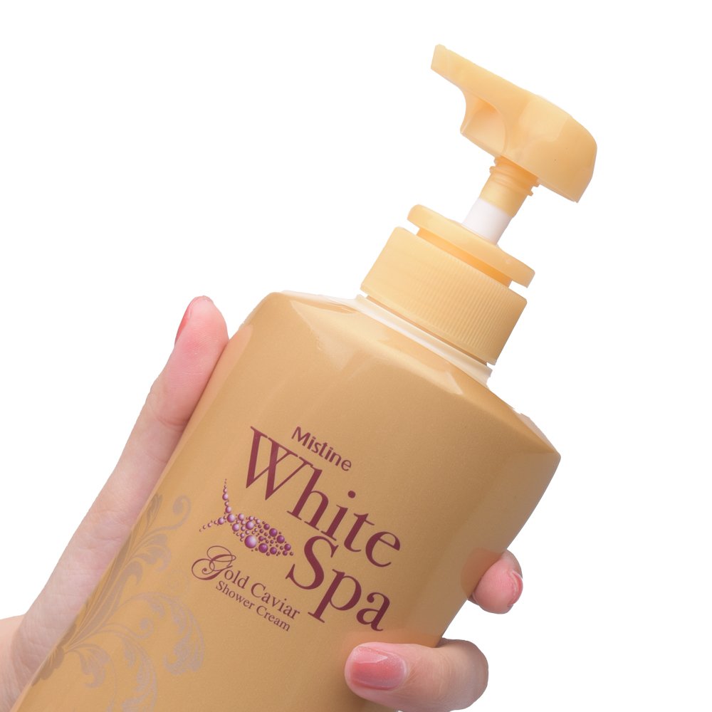 Mistine White Spa Shower Gel for Youthful Skin Refreshing Body Wash Nourishing Formula Gentle Cleansing Hydration Thai Product