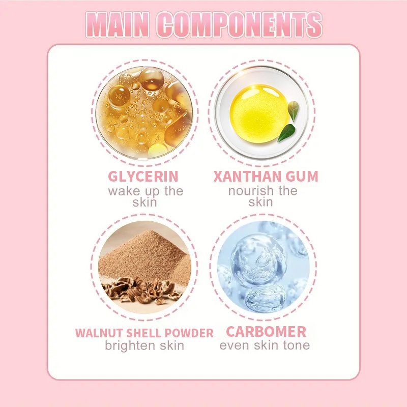 250g plastic bottle strawberry fragrance body scrub improves dull and rough skin exfoliation