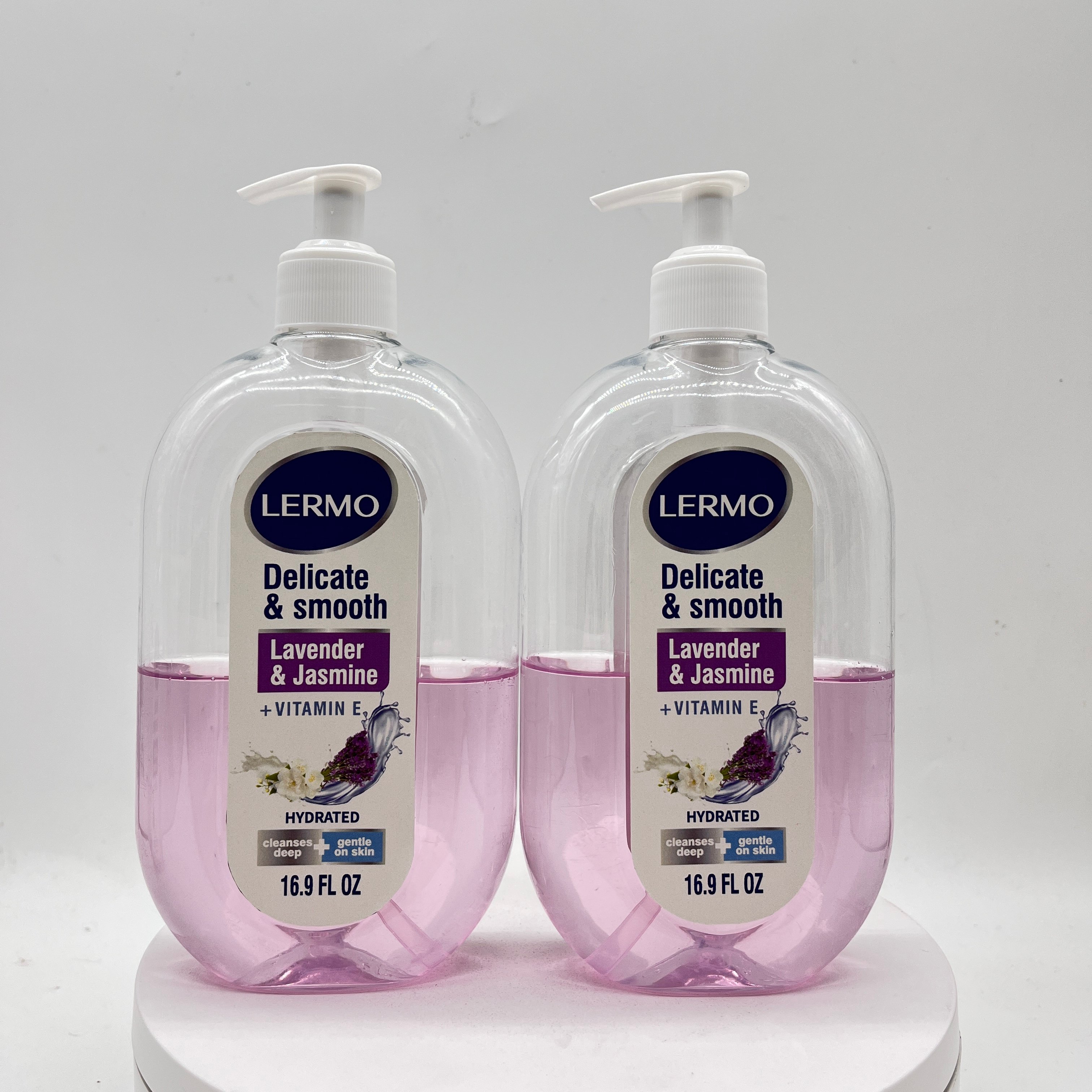 LERMO hot sale wholesale Body Wash Lavender Jasmineand Magnolia shower gel Cleanse Moisturizing Fragrance Body Wash Shower Gel