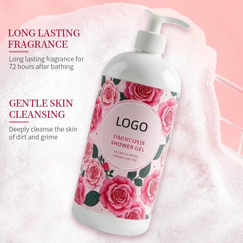 OME 2L Large capacity household strong fragrance shower gel with long-lasting fragrance