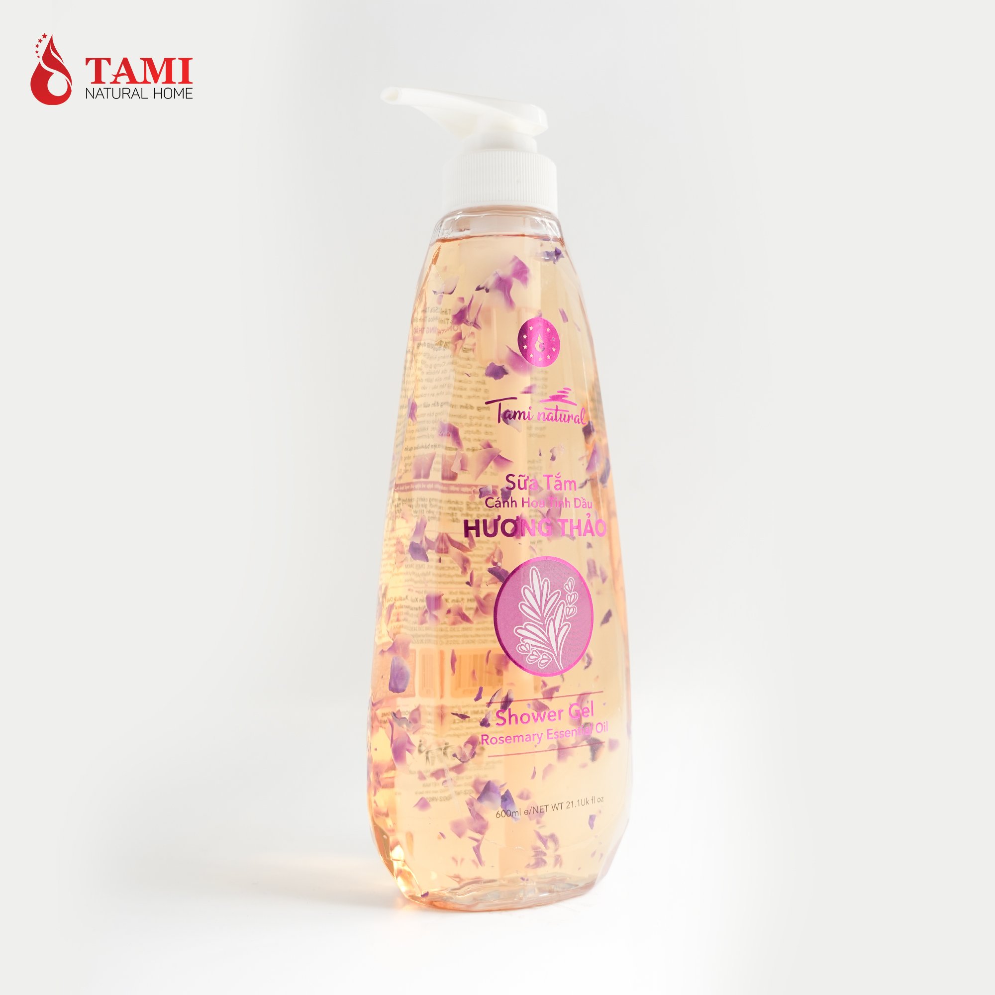 Daily Usage Moisturizing and Refreshing Shower Gel with Rosemary Essential Oil Whitening Feature for Adults Made in Vietnam