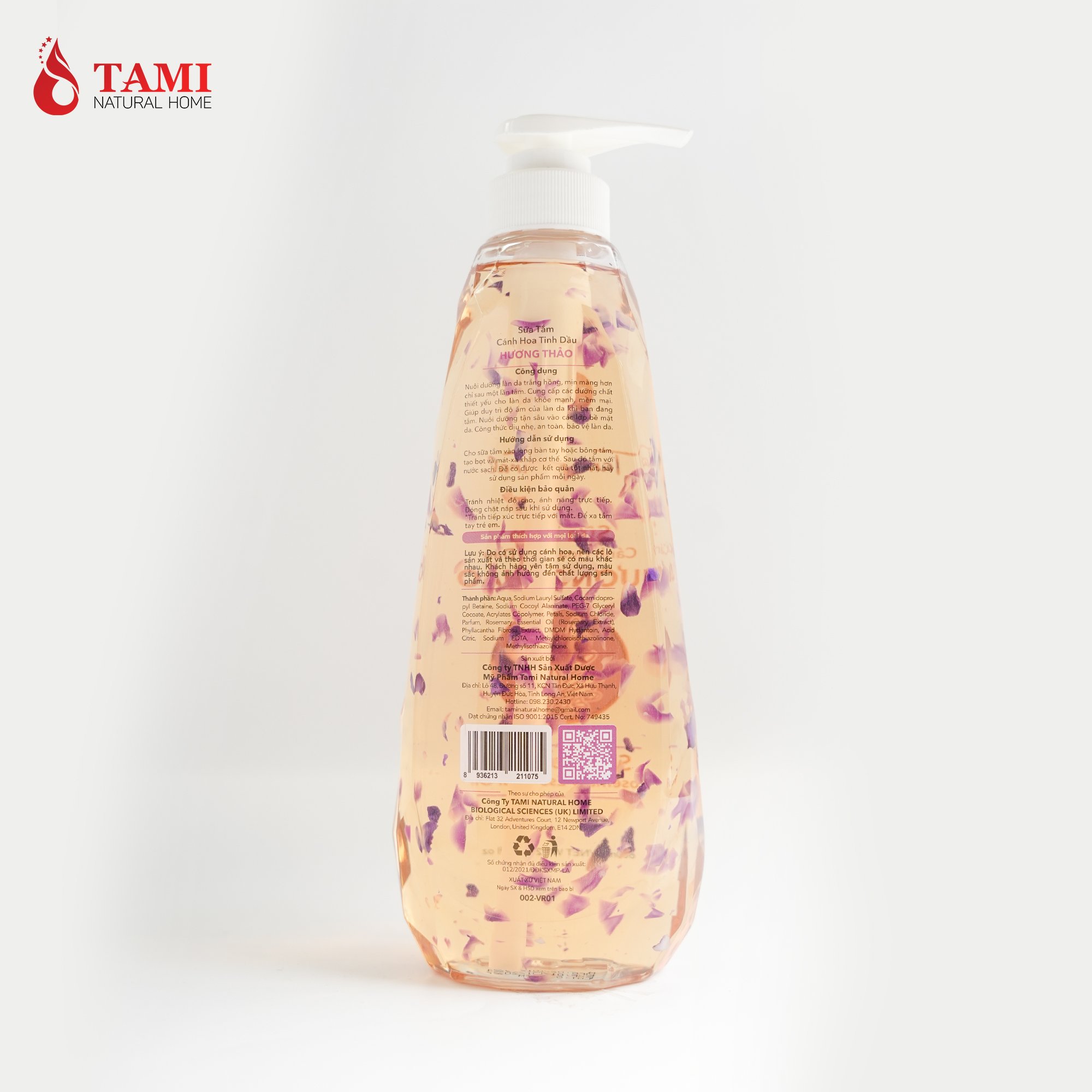 Daily Usage Moisturizing and Refreshing Shower Gel with Rosemary Essential Oil Whitening Feature for Adults Made in Vietnam