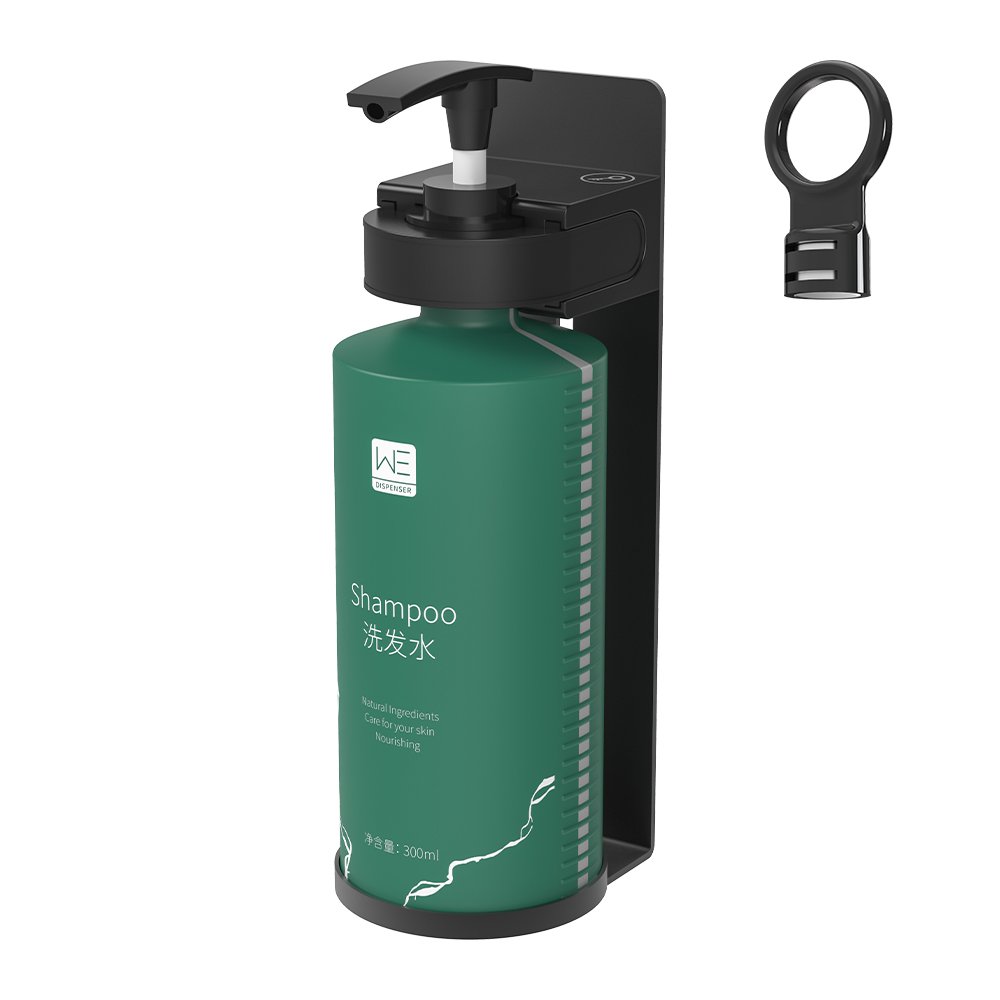 Plastic And Stainless Steel Soap Shampoo Shower Gel Bracket with optional invisible bottle
