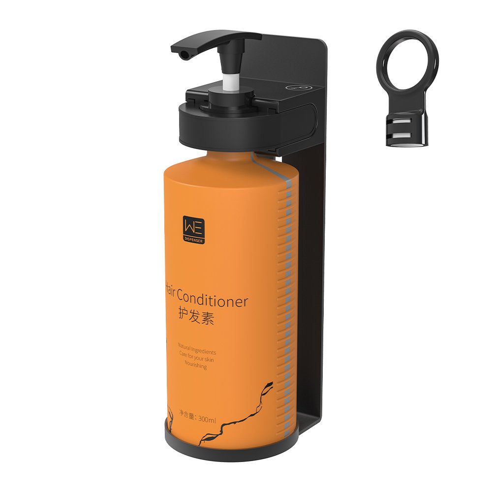 Plastic And Stainless Steel Soap Shampoo Shower Gel Bracket with optional invisible bottle