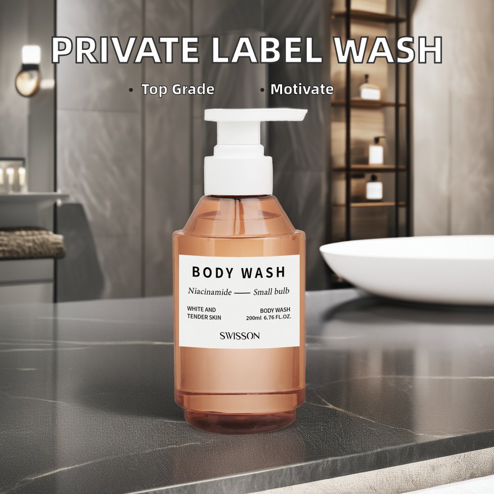 High Quality Custom OEM Private Label Whitening Fragrance Botanical Body Wash 30ml to 500ml Range with Custom Shower Gel
