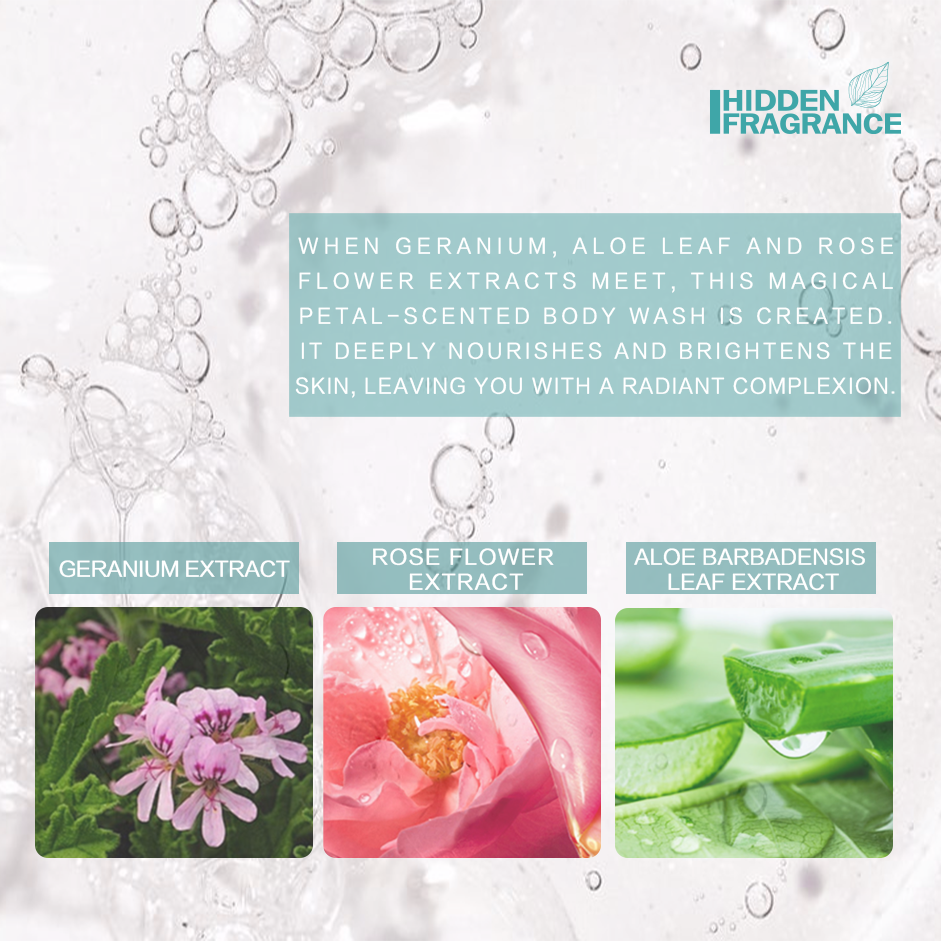 High Quality Pink Cedarwood Scent Long-Lasting Fragrance Sunflower Seed Oil Body Wash