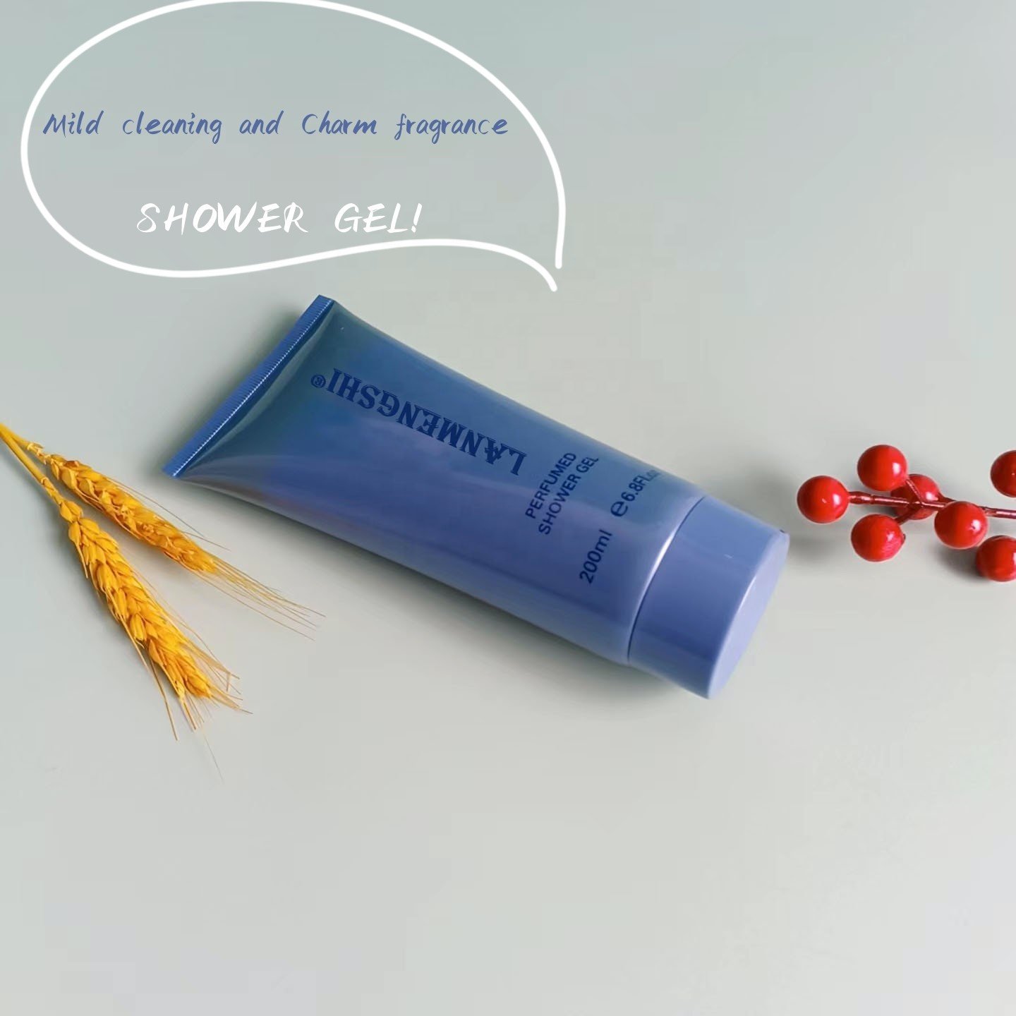 OEM Private Label Body Wash Flowers Perfumed Long Lasting Refreshments Fragrance Perfumed Shower Gel Body Care Set