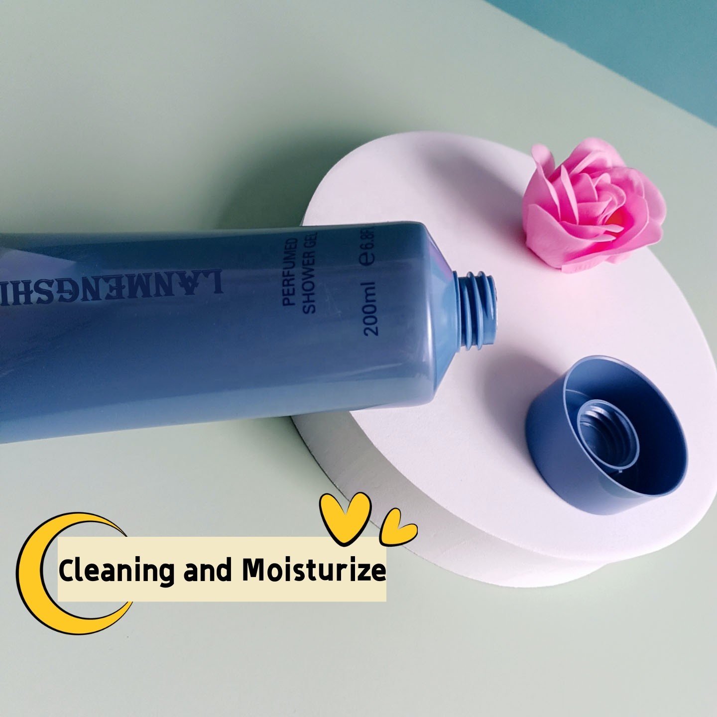 OEM Private Label Body Wash Flowers Perfumed Long Lasting Refreshments Fragrance Perfumed Shower Gel Body Care Set