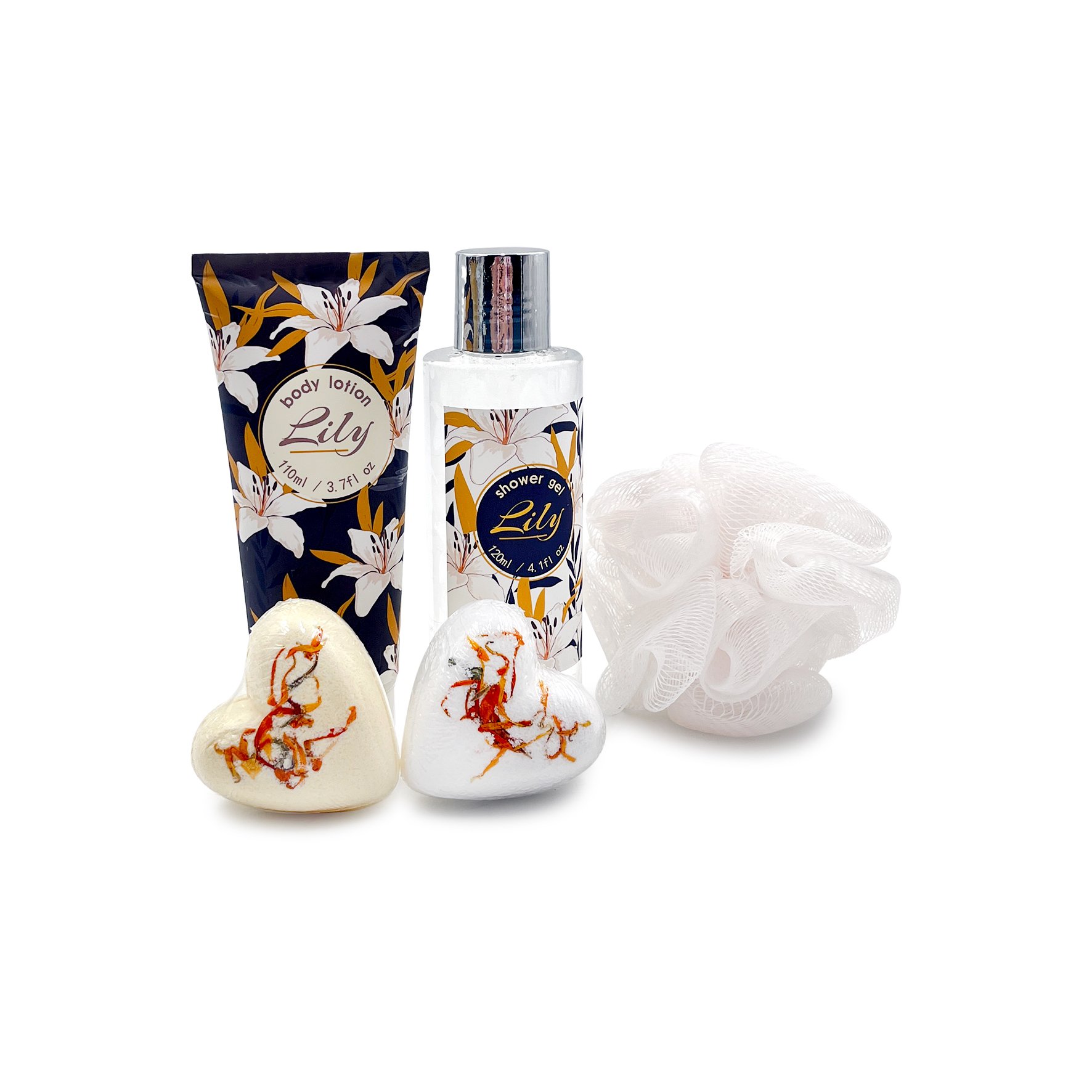 Wholesale Luxury Body Care shower gel set Spa Kit body wash Body Lotion Bath fizzer Birthday Gifts Set