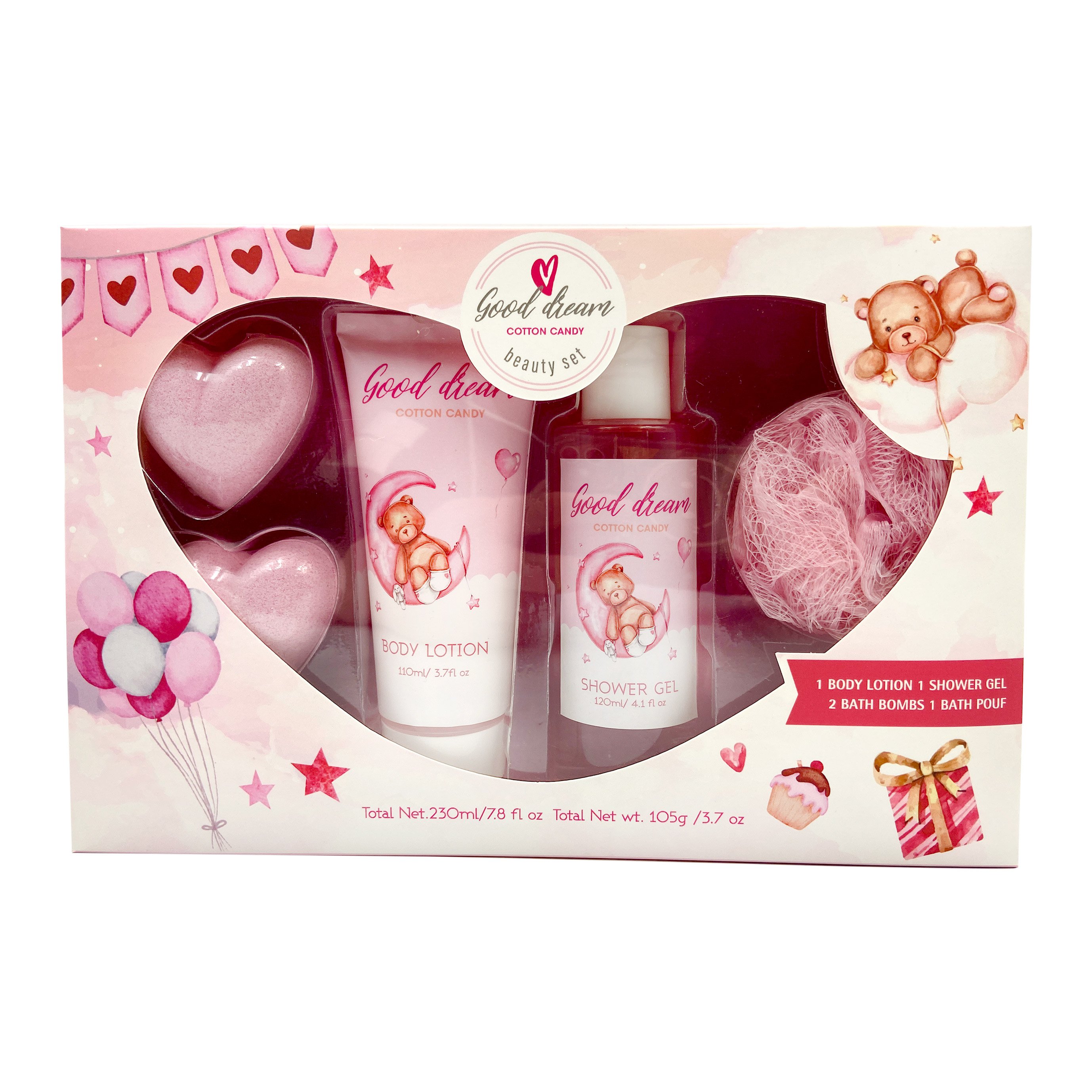 Wholesale Luxury Body Care shower gel set Spa Kit body wash Body Lotion Bath fizzer Birthday Gifts Set