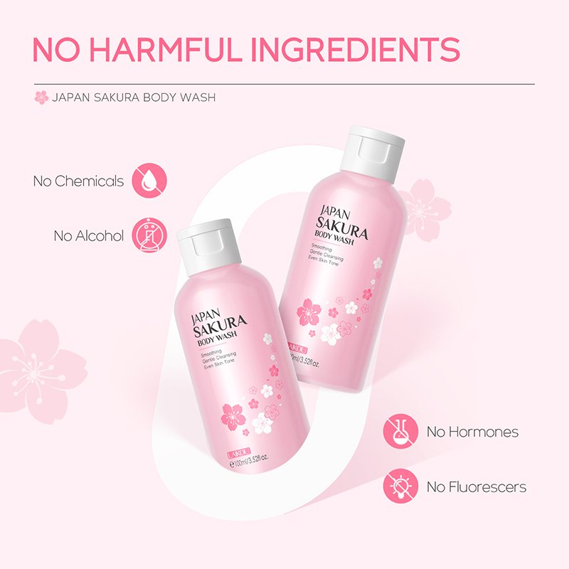 Private Label 100ml Natural Shower Gel Customized Moisturizing Body Wash with Bubble & Perfume Refreshing for Adults