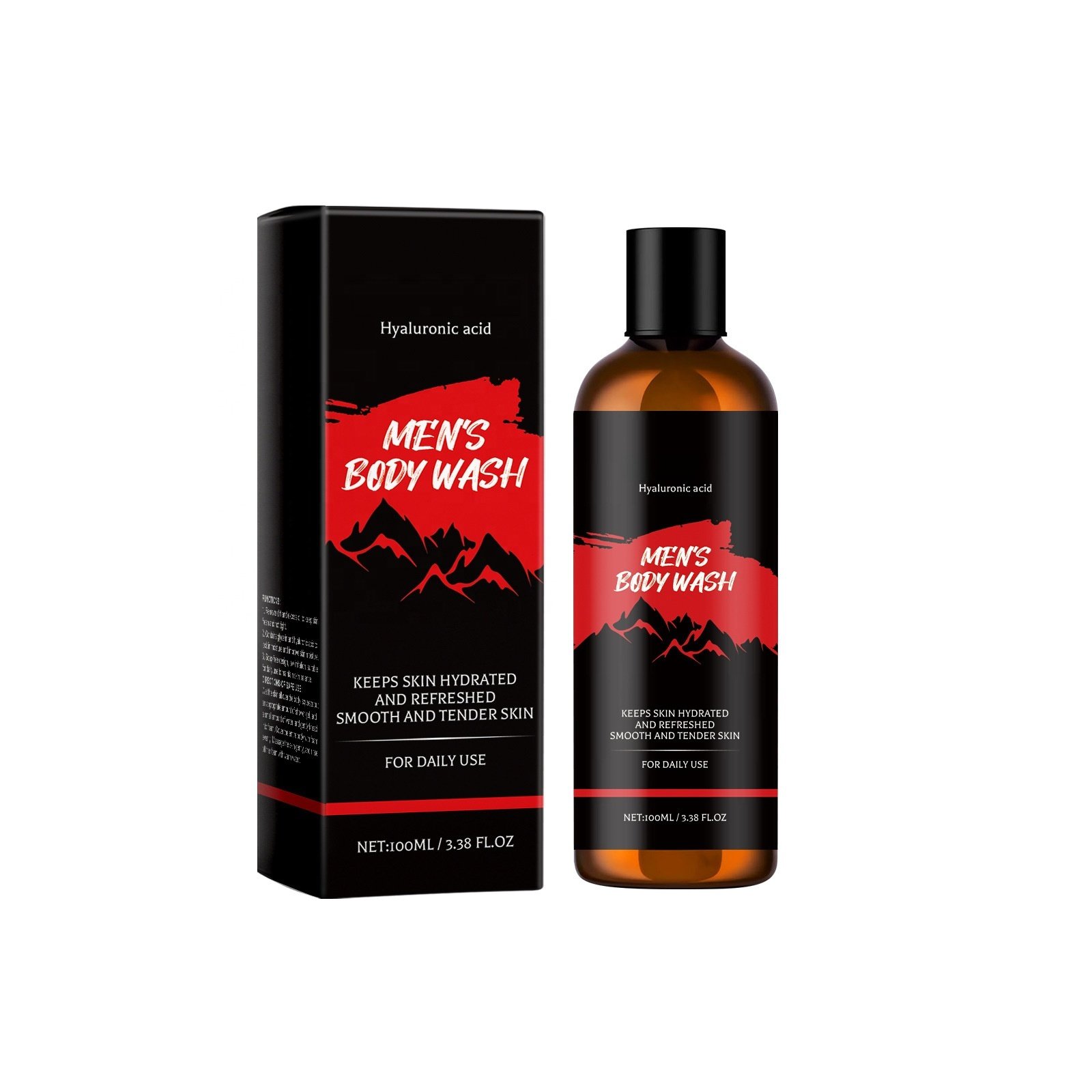 Factory Wholesale OEM Men's Moisturizing Body Wash: Nourishing, Cleansing & Long-Lasting Fragrance for Refreshing Skin Body Gel