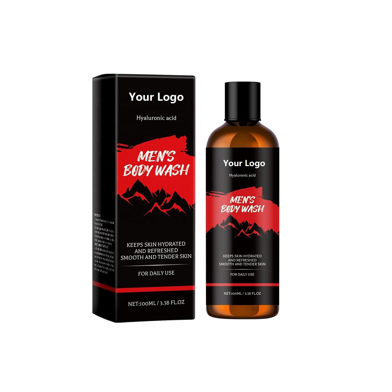 Factory Wholesale OEM Men's Moisturizing Body Wash: Nourishing, Cleansing & Long-Lasting Fragrance for Refreshing Skin Body Gel