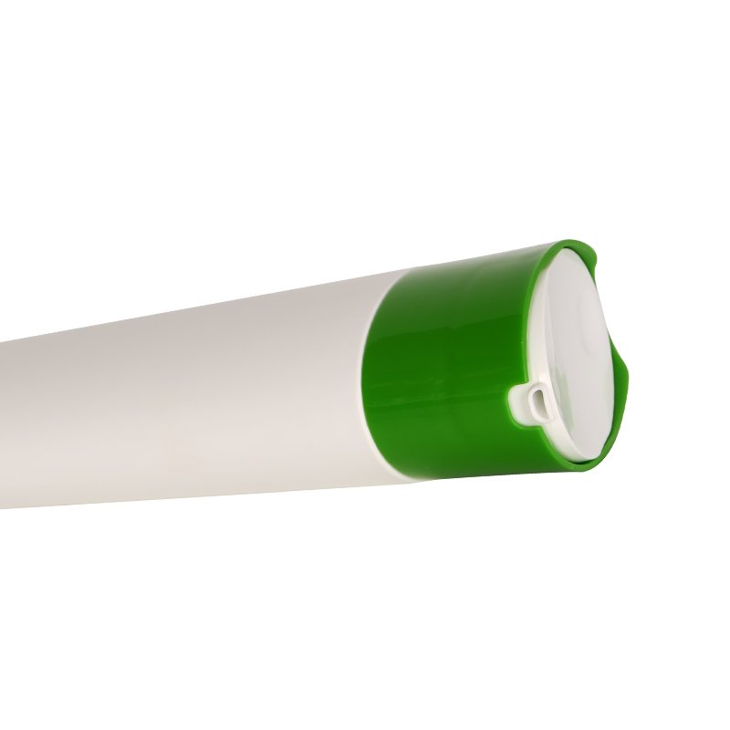New Design 200ml 400ml 500ml 600ml sloping cap green color Refillable Plastic Bottle shower gel container