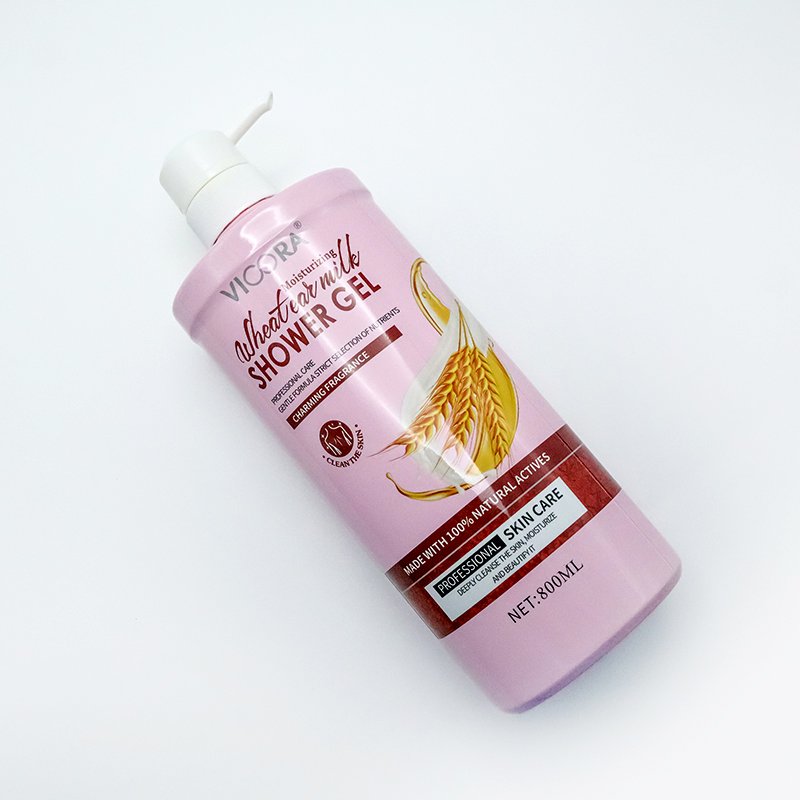 VICORA High Quality Perfumed Herbal Shower Gel Private Label Liquid Body Care Moisturizing Bubble Scrub Whitening Nourishing