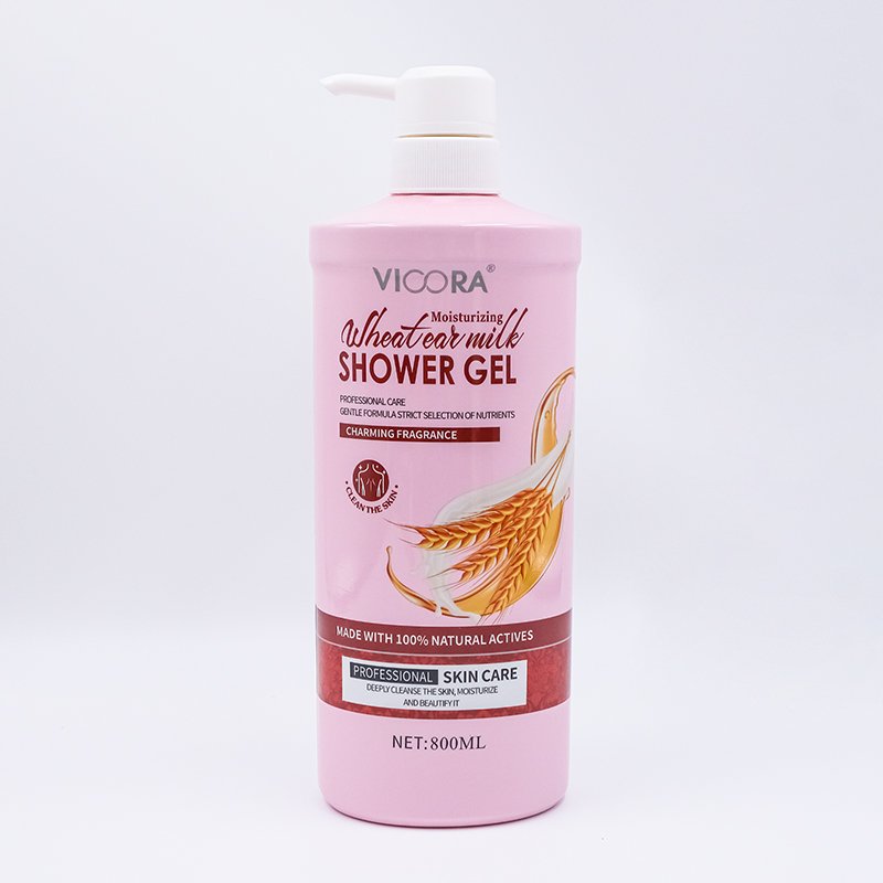 VICORA High Quality Perfumed Herbal Shower Gel Private Label Liquid Body Care Moisturizing Bubble Scrub Whitening Nourishing
