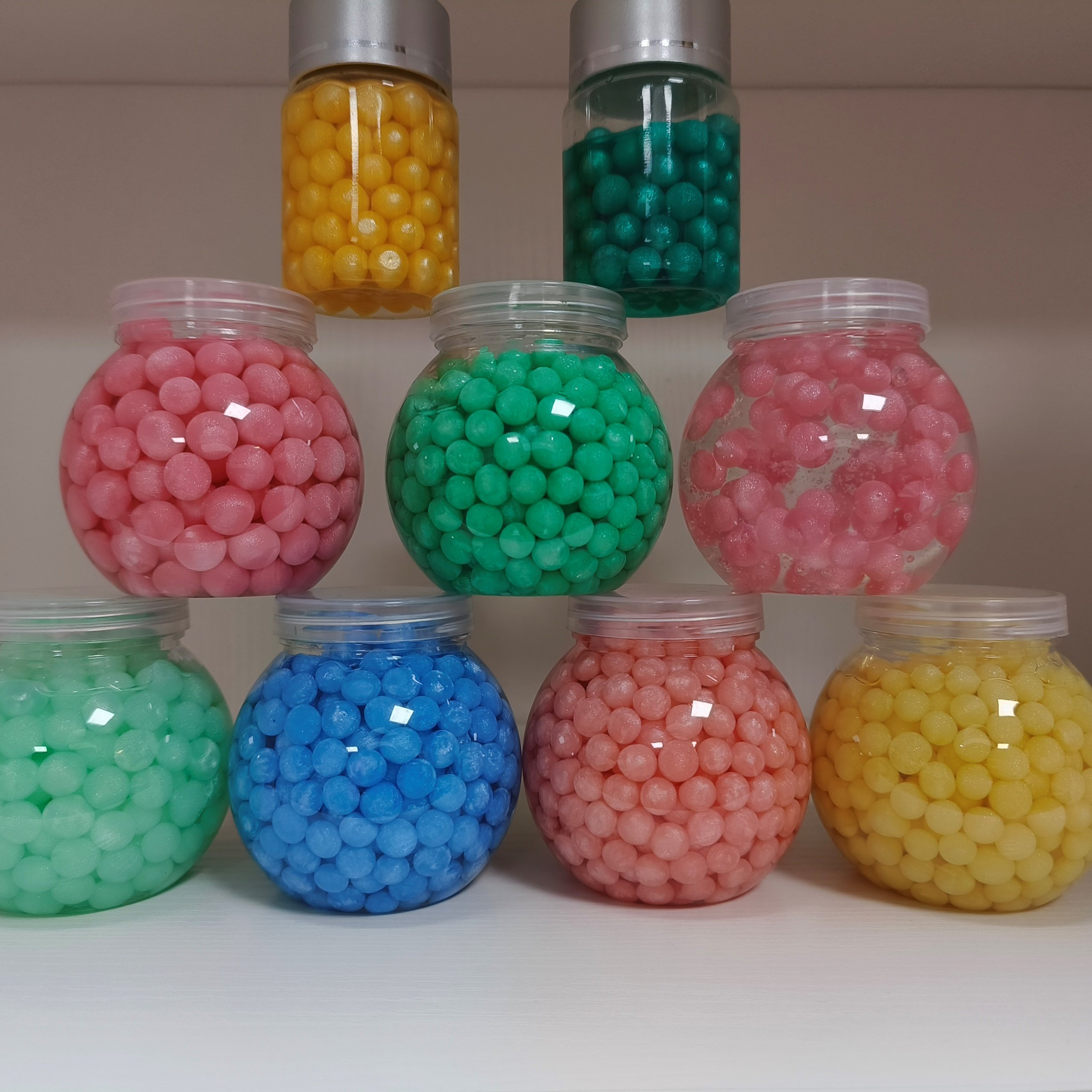 Pearl beads for body lotion and shower gel, big ball for shower gel