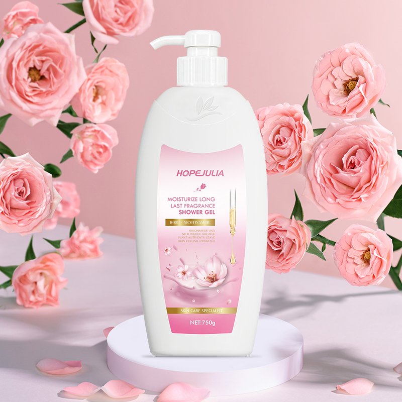 Hot Selling Label Body Fragrance Home Use Wash Shower Gel Natural Anti-aging Adults 500ml Whitening Moisturizing Shower Gel