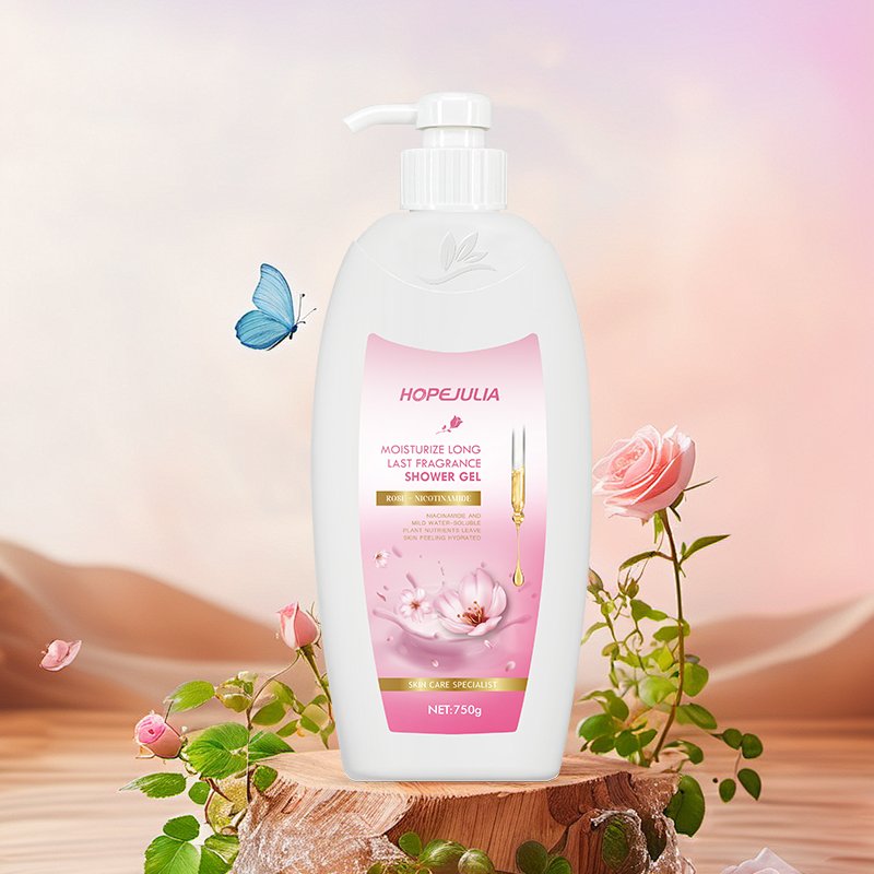 Hot Selling Label Body Fragrance Home Use Wash Shower Gel Natural Anti-aging Adults 500ml Whitening Moisturizing Shower Gel