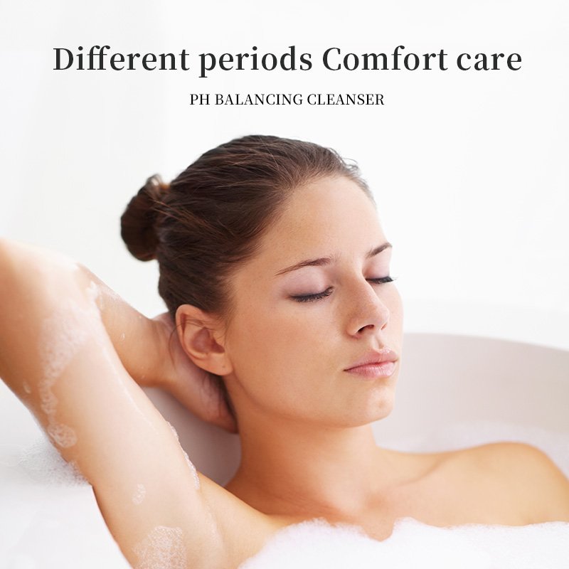 OEM Logo Organic Body Wash Gel Natural Female Care Aloe Foam Hygiene Soap Bottle Vaginal Feminine Wash