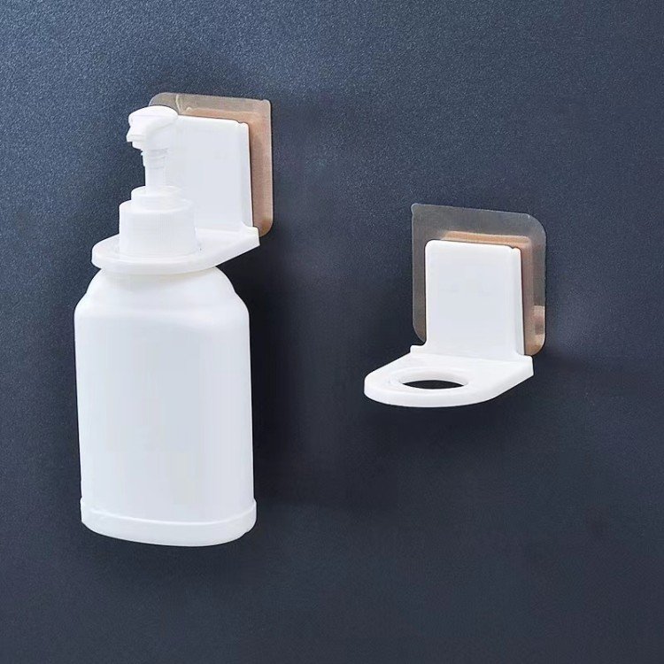 Factory Direct Sale Bottle Clamp Wall Mounted Liquid Soap Holder Multifunction Shower Gel Hanger