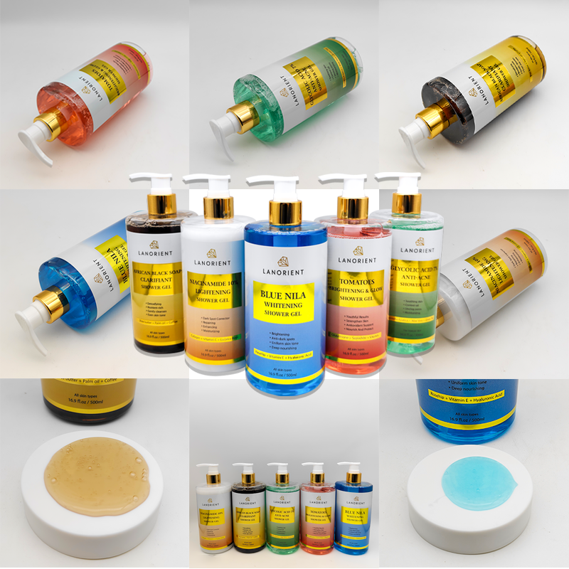 OEM Manufacturer Wholesale Organic Exfoliating Body Wash Private Label Whitening And Moisturizing Shower Gel For Women
