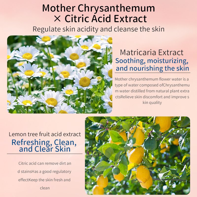 Blue chamomile Baby Body Wash Skin Care Soothing Hydration Creamy Private Label Products Children's shower gel Baby Wash