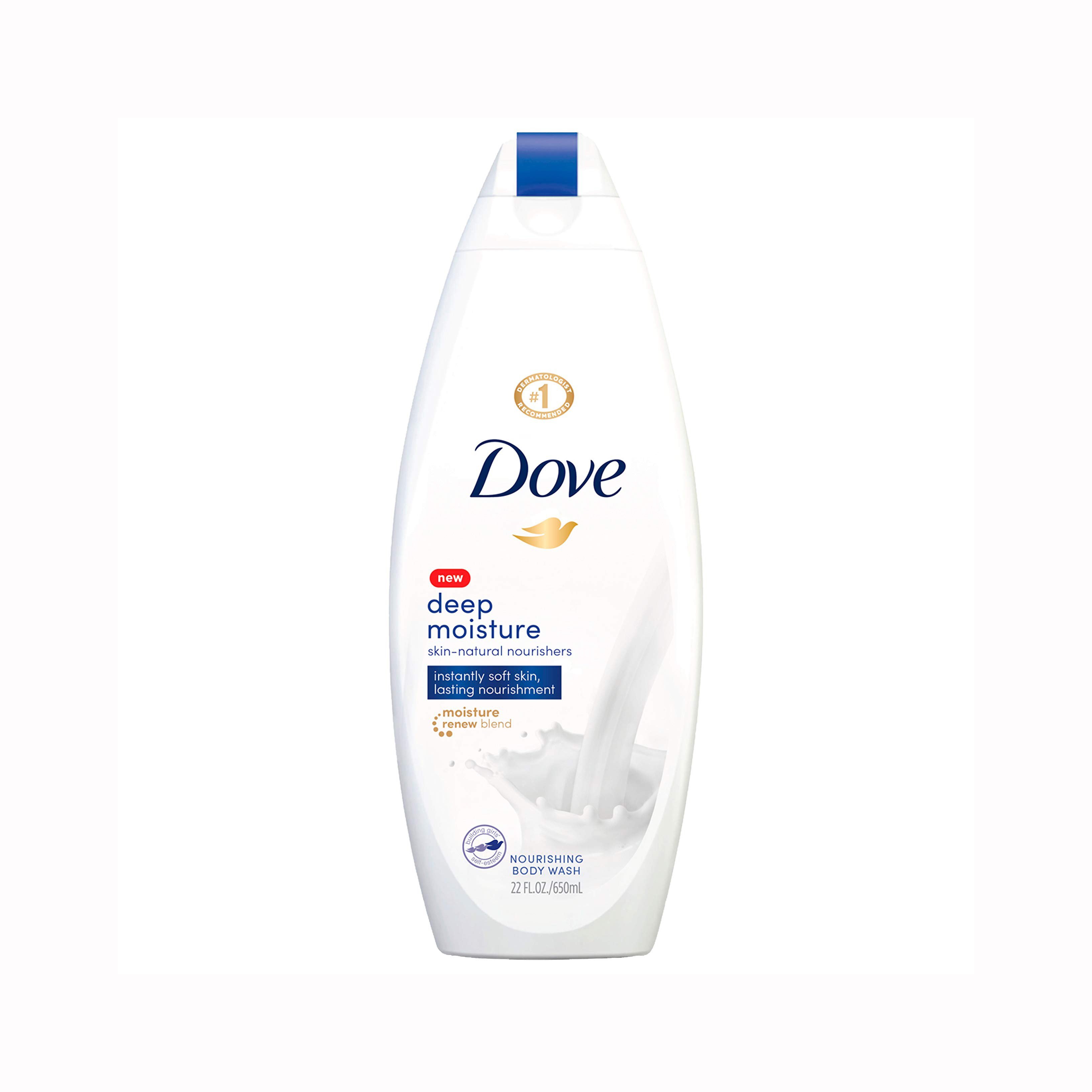 Dove Moisturizing Body Wash Deep Moisture Body Wash with Pump