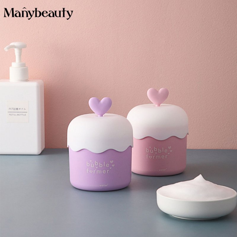 Manual Bubbler Portable Face Wash Foamer Cleanser Shower Gel Bubbler